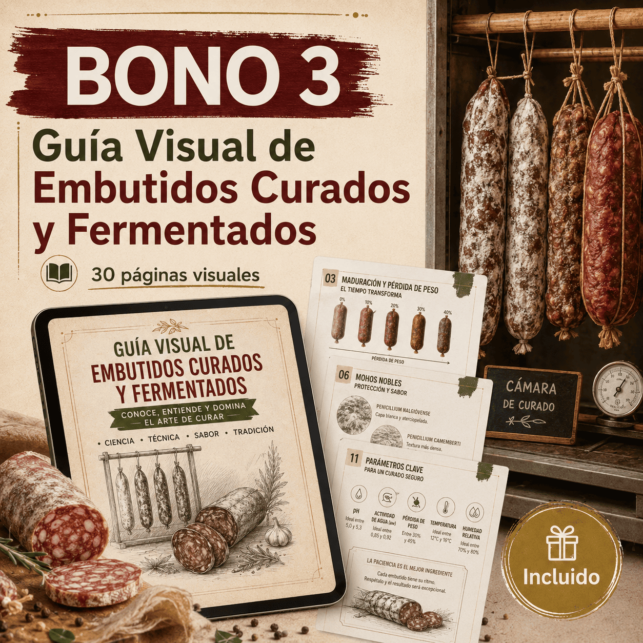 Bono 3: 20 Tablas Maestras de Charcutería