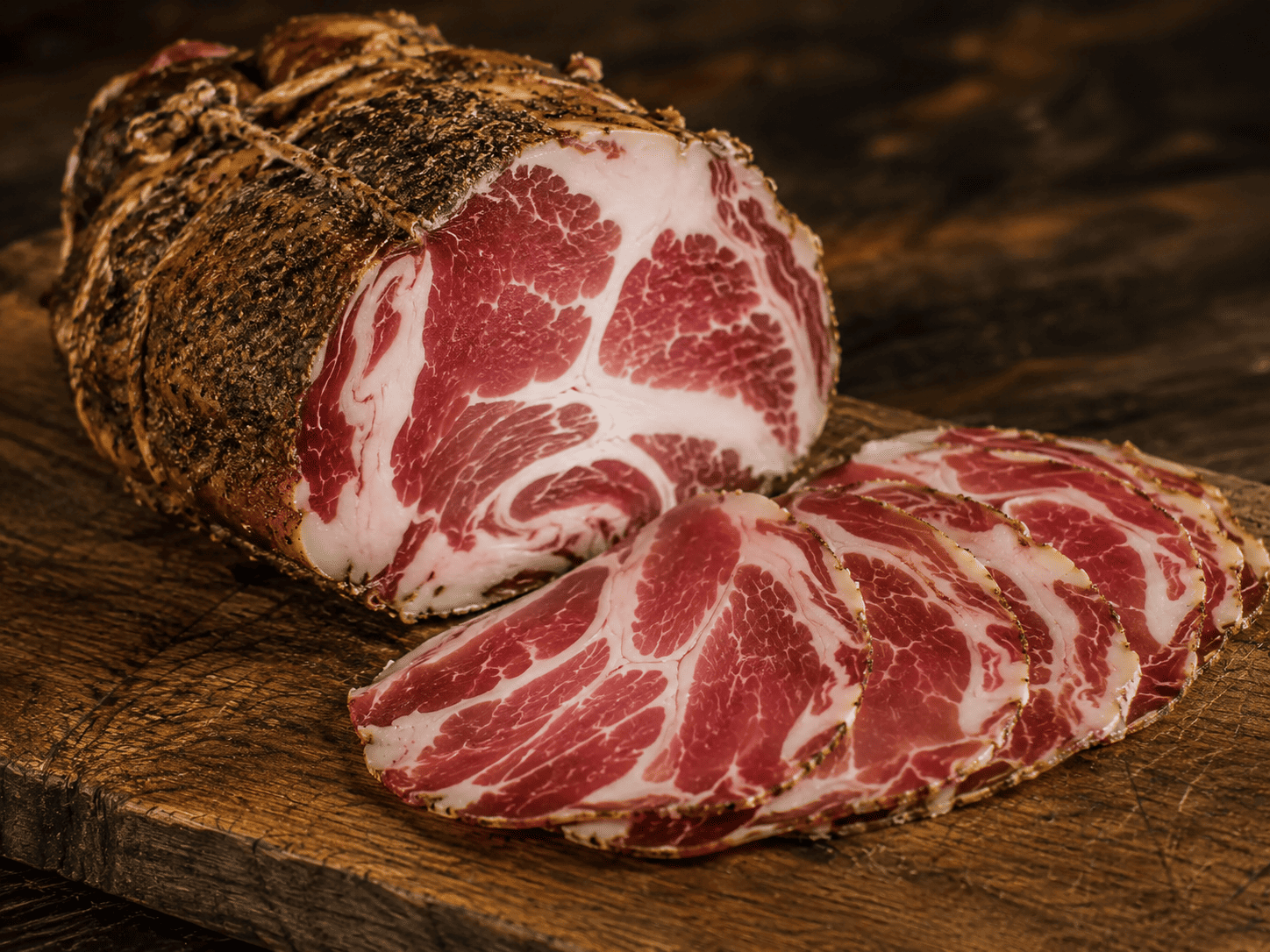 Coppa o capocollo curado
