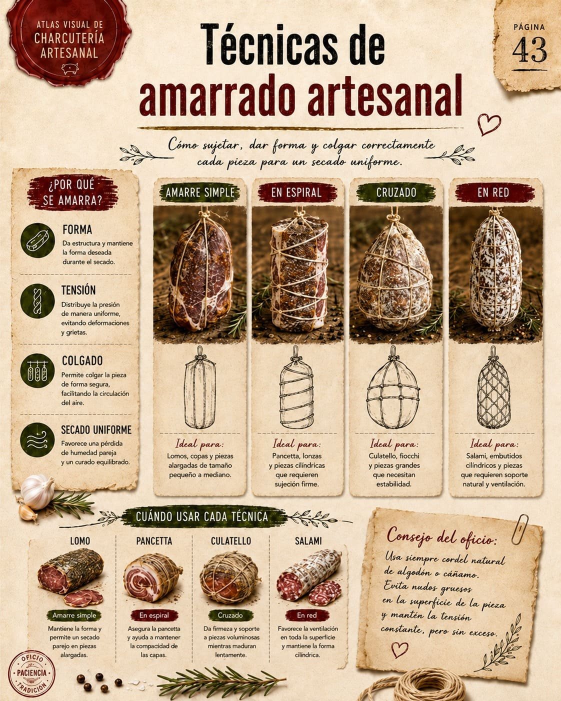 Muestra visual del Atlas de Charcutería Artesanal