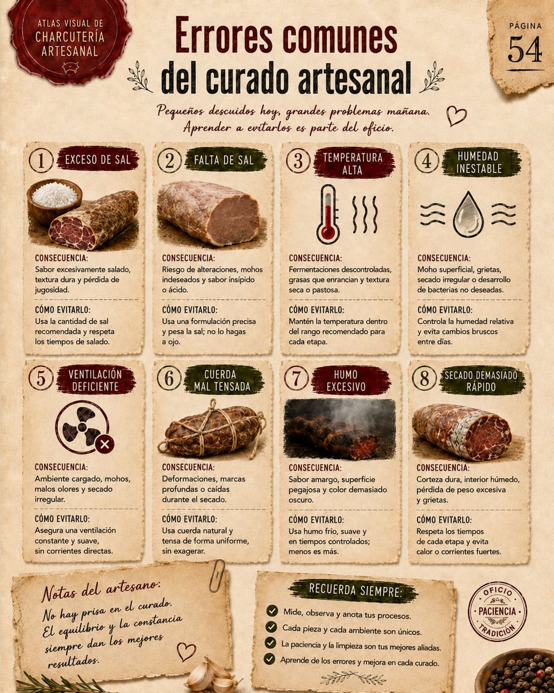 Muestra visual del Atlas de Charcutería Artesanal